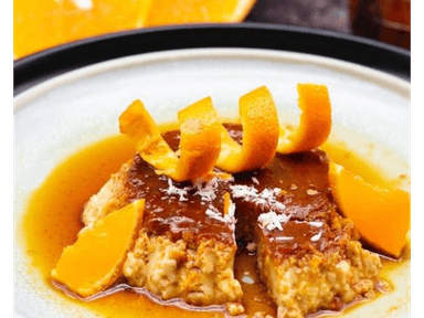 Banh Gan (Coconut Creme Caramel)