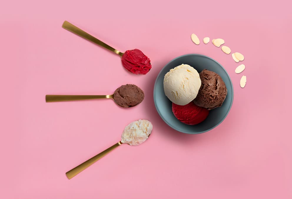 3 Bolas de Helado Vaso