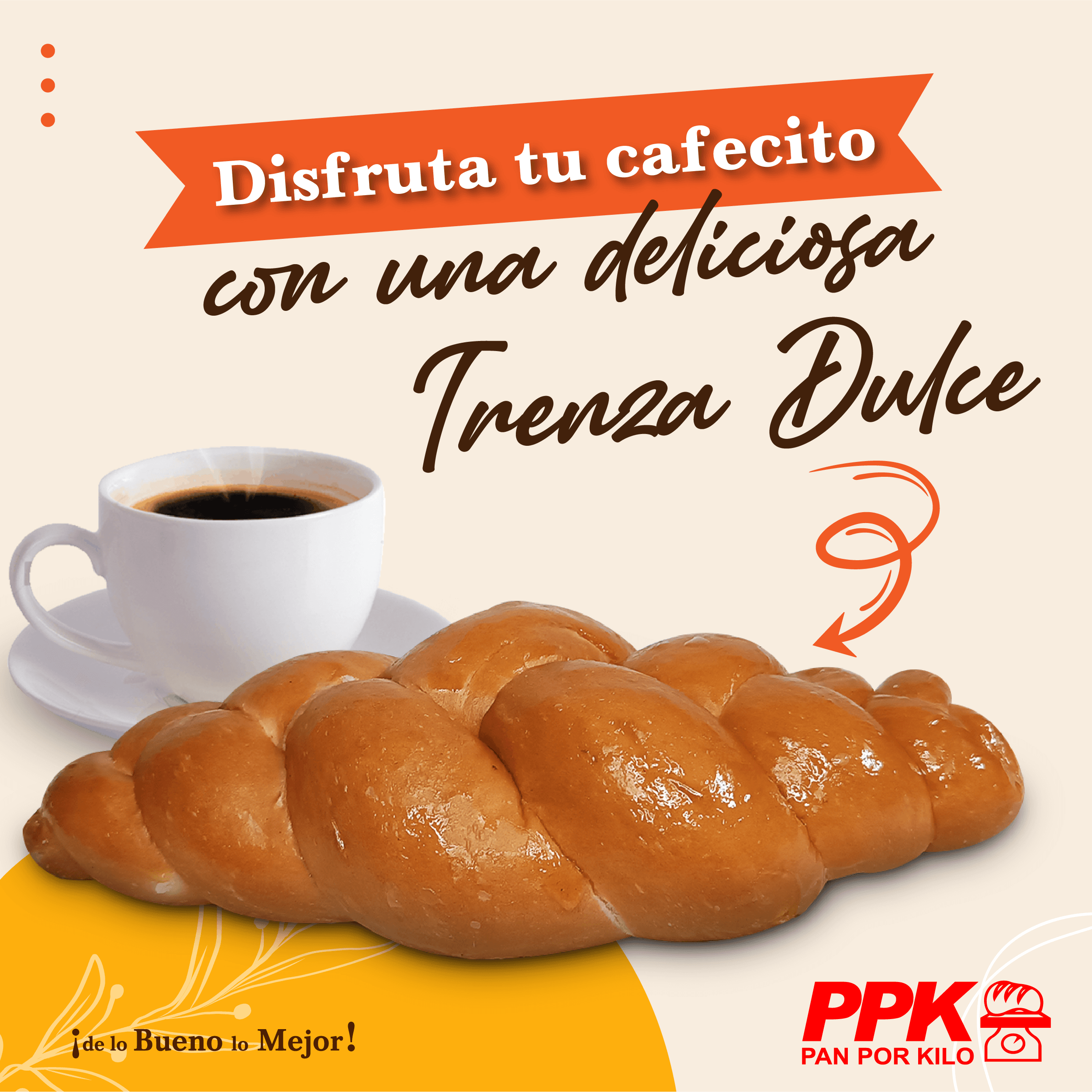 Trenza Dulce con Queso Crema
