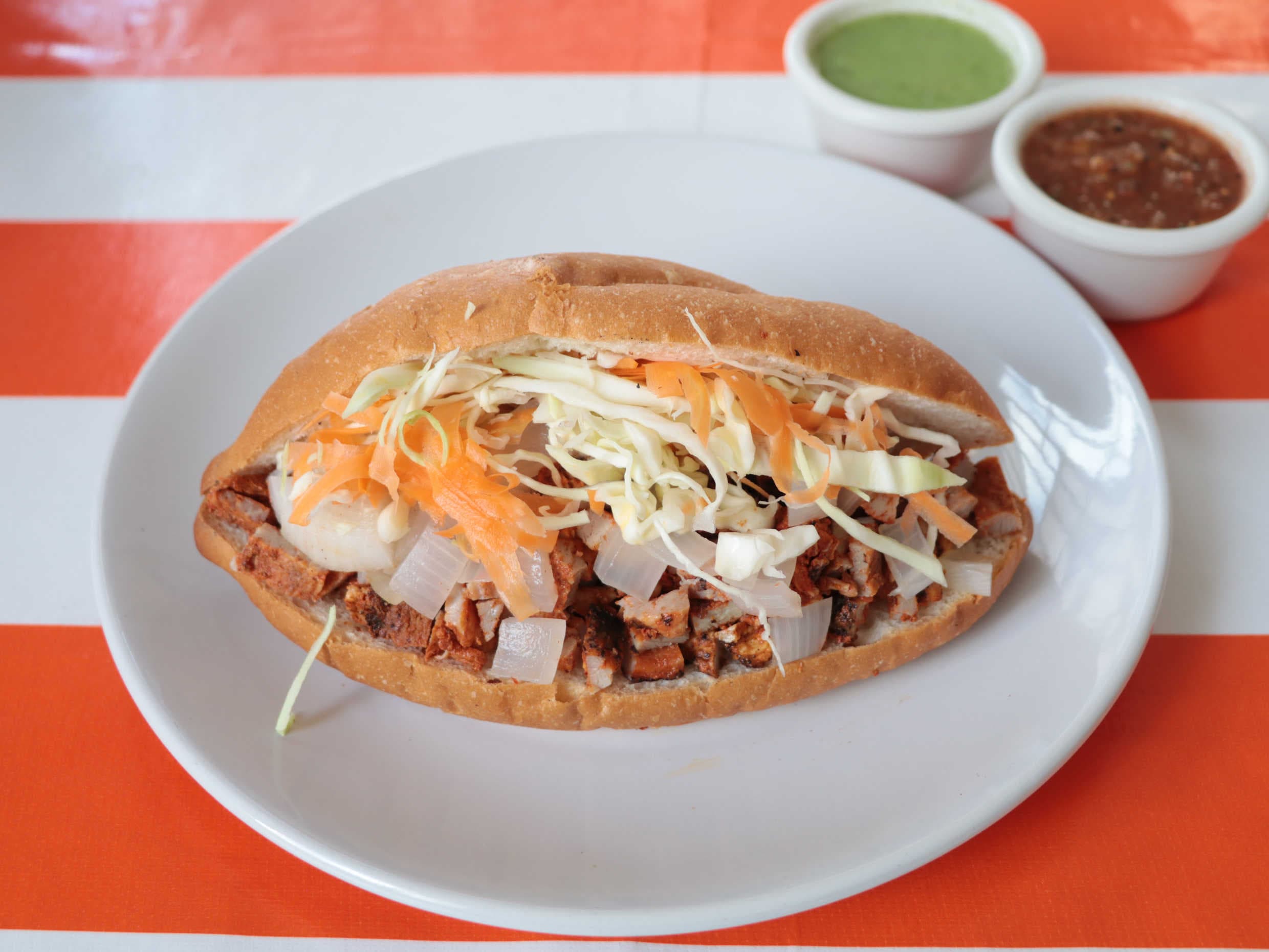 Torta de Carne Enchilada.