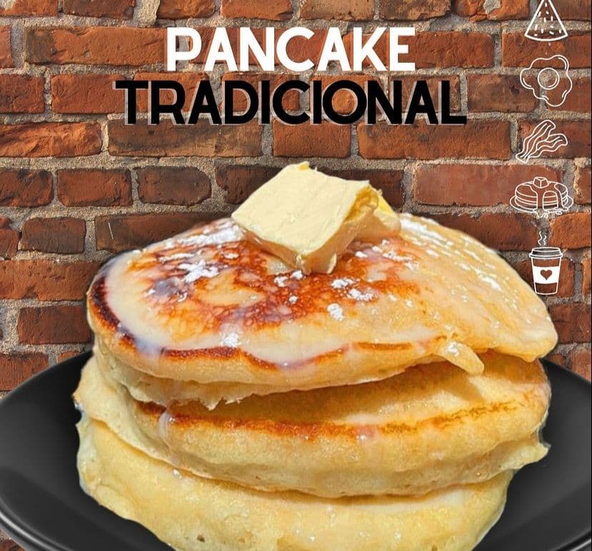 Pancakes Tradicionales con Miel 3 Piezas