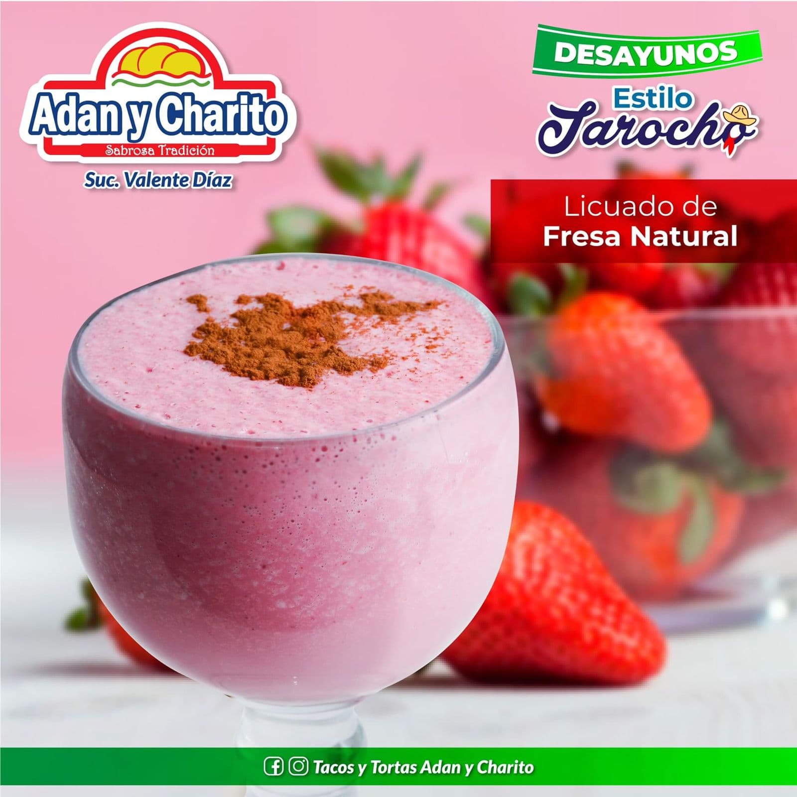 Licuado de Fresa (1 Litro)