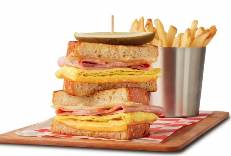 Ham & Egg Melt Sándwich Entero