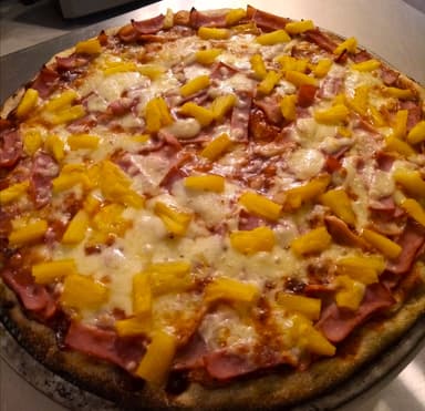 Pizza Hawaiana Familiar
