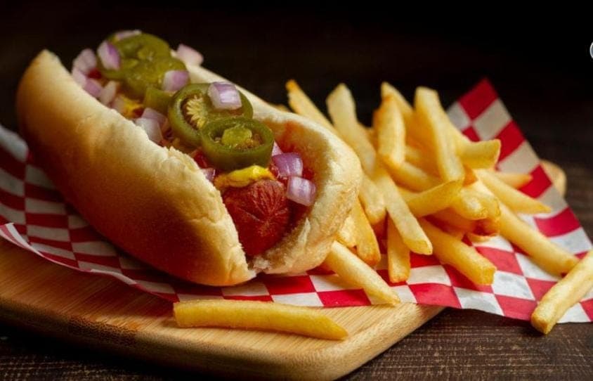 Hot Dog con Papas