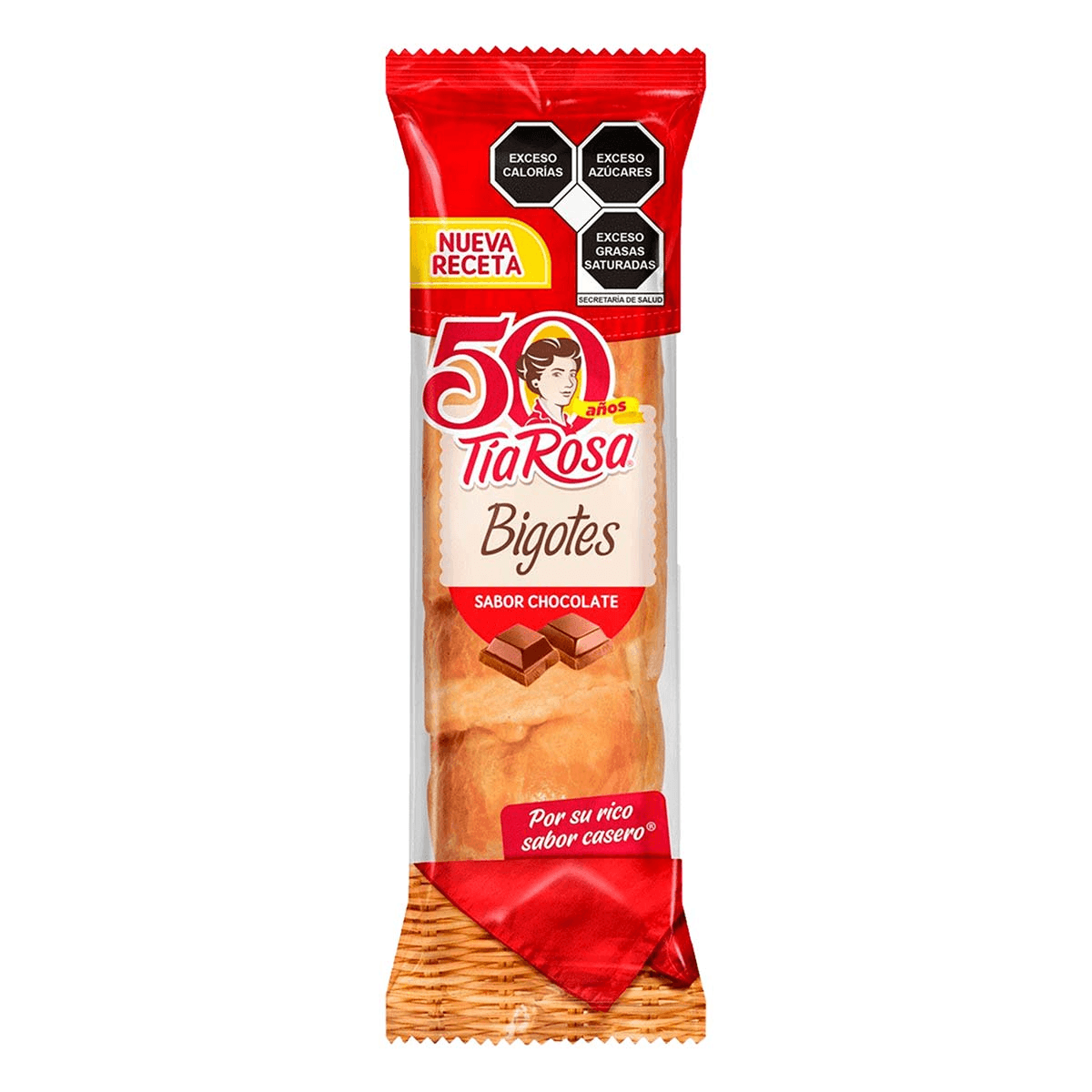 Pan Dulce Tia Rosa Bigotes Choco 80 grs