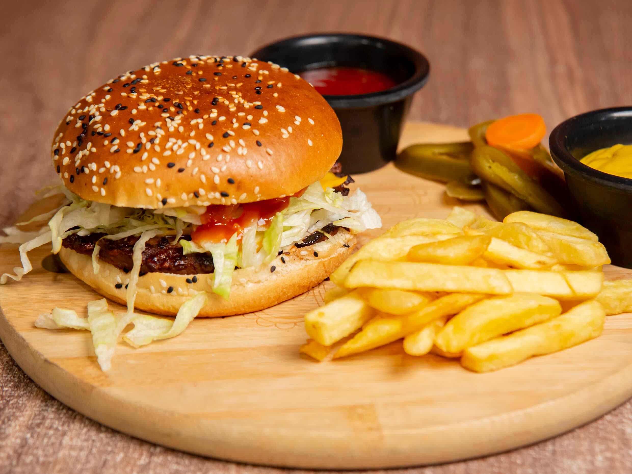 Hamburguesa con Papas