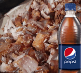 Cuarto Carne Cuerito + Pepsi 400 ml