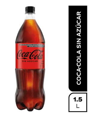 Coca cola sin azúcar