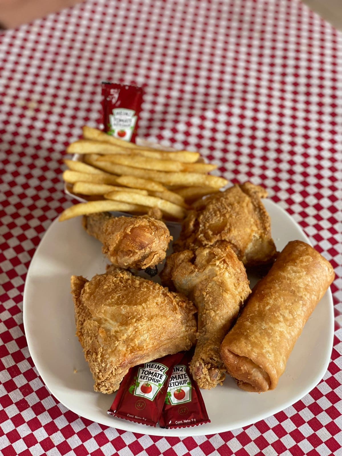 Combo3- 4pz Pollo Frito 🍗, Papas Fritas- Burrito