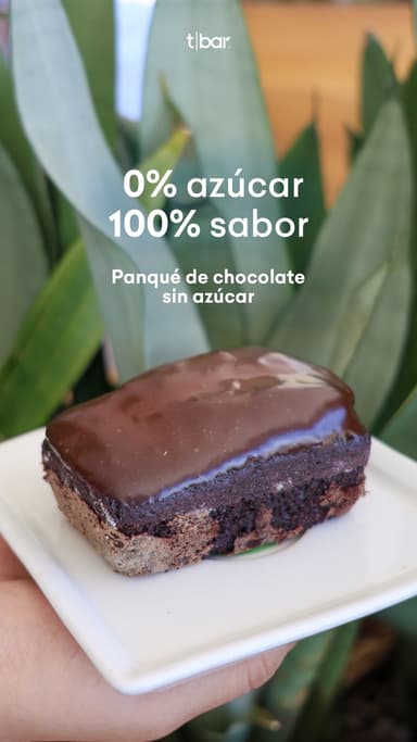 Panque de chocolate sin azúcar
