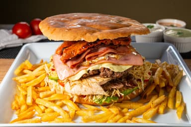 Hamburguesa Rueda de Camion Trifasica