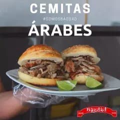 Combo: 2 Cemitas Árabe + Agua de Jamaica
