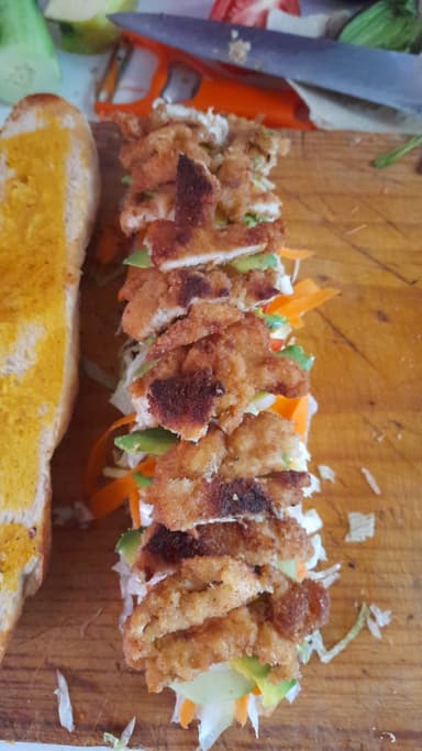 Baguettes Milanesa de Res