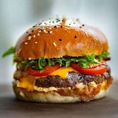Hamburguesa Angus + papas y bebida