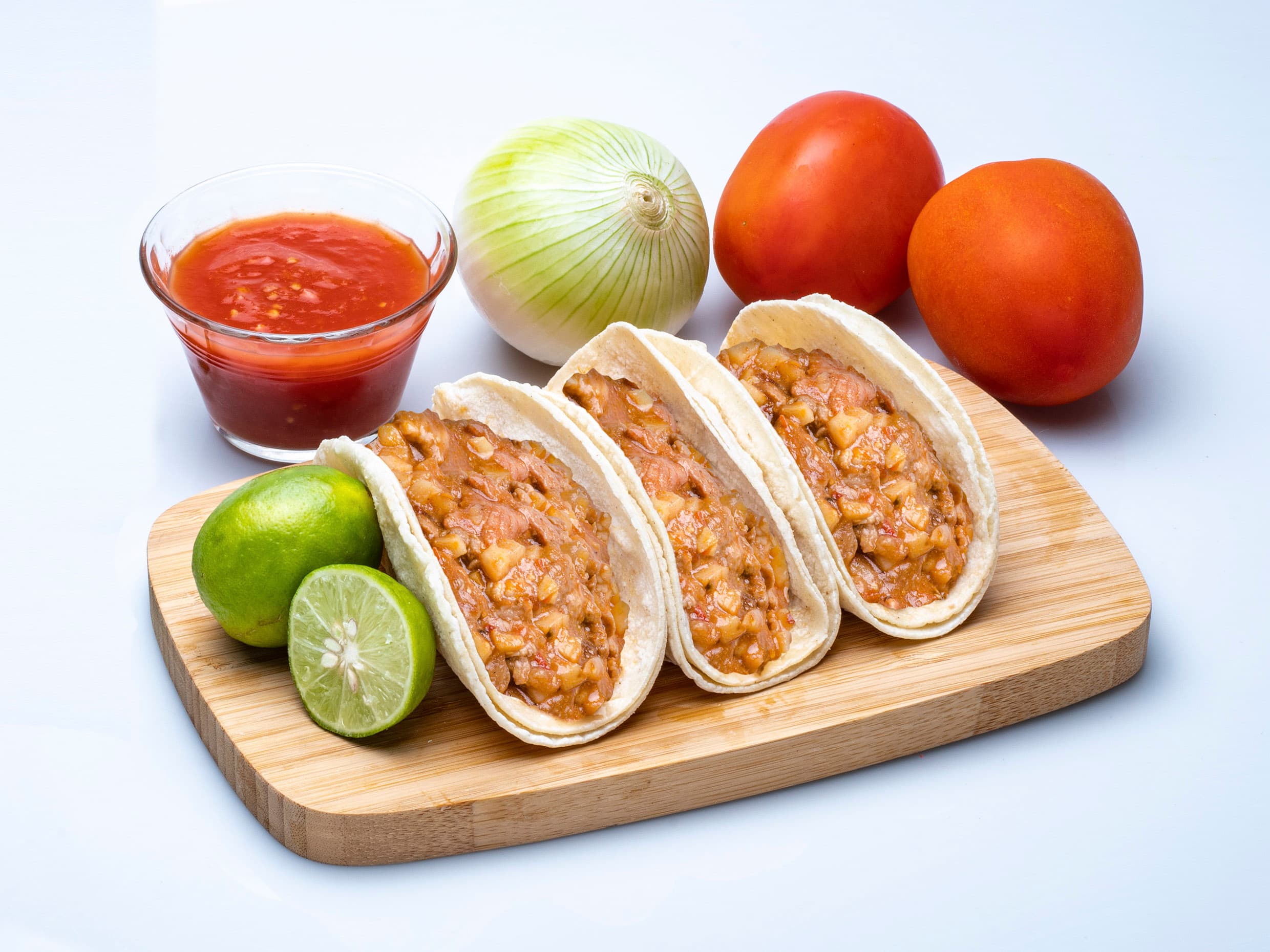 Taco de Carne de Res con Papas