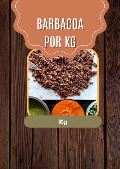 Barbacoa por KG.