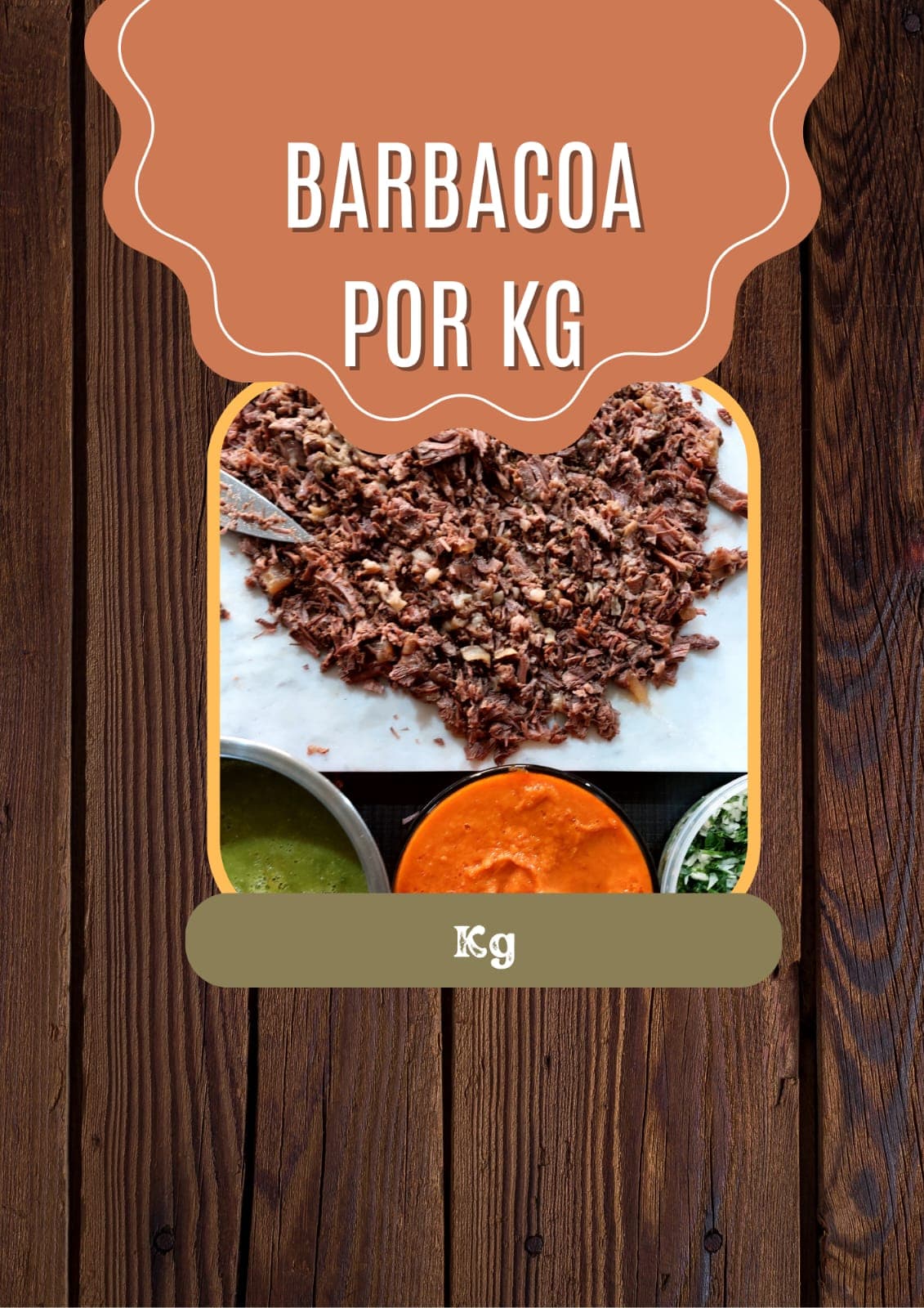 Barbacoa por KG.