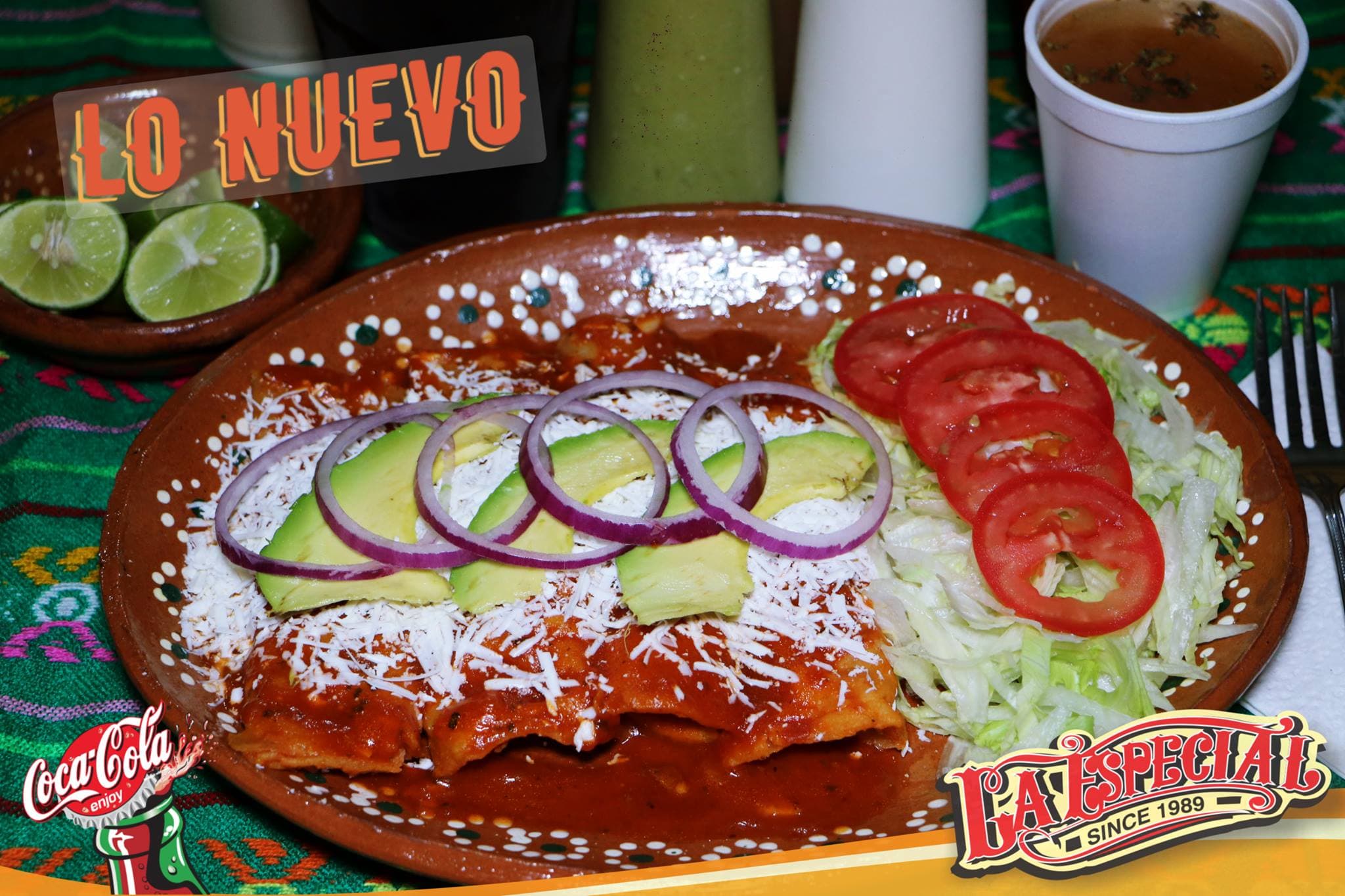 Orden Enchiladas Suizas de Pollo