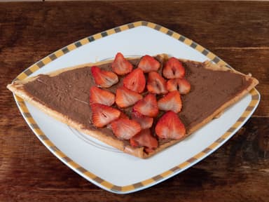Crepa de Fresa y Nutella