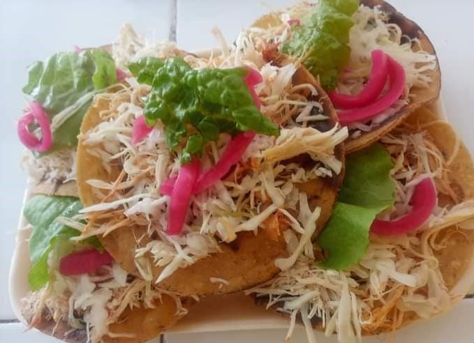 Tostadas de Pollo
