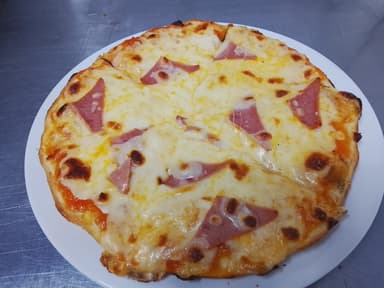 Pizza Jamon y Queso 12 porciones