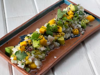 Ceviche Agridulce Mediano.