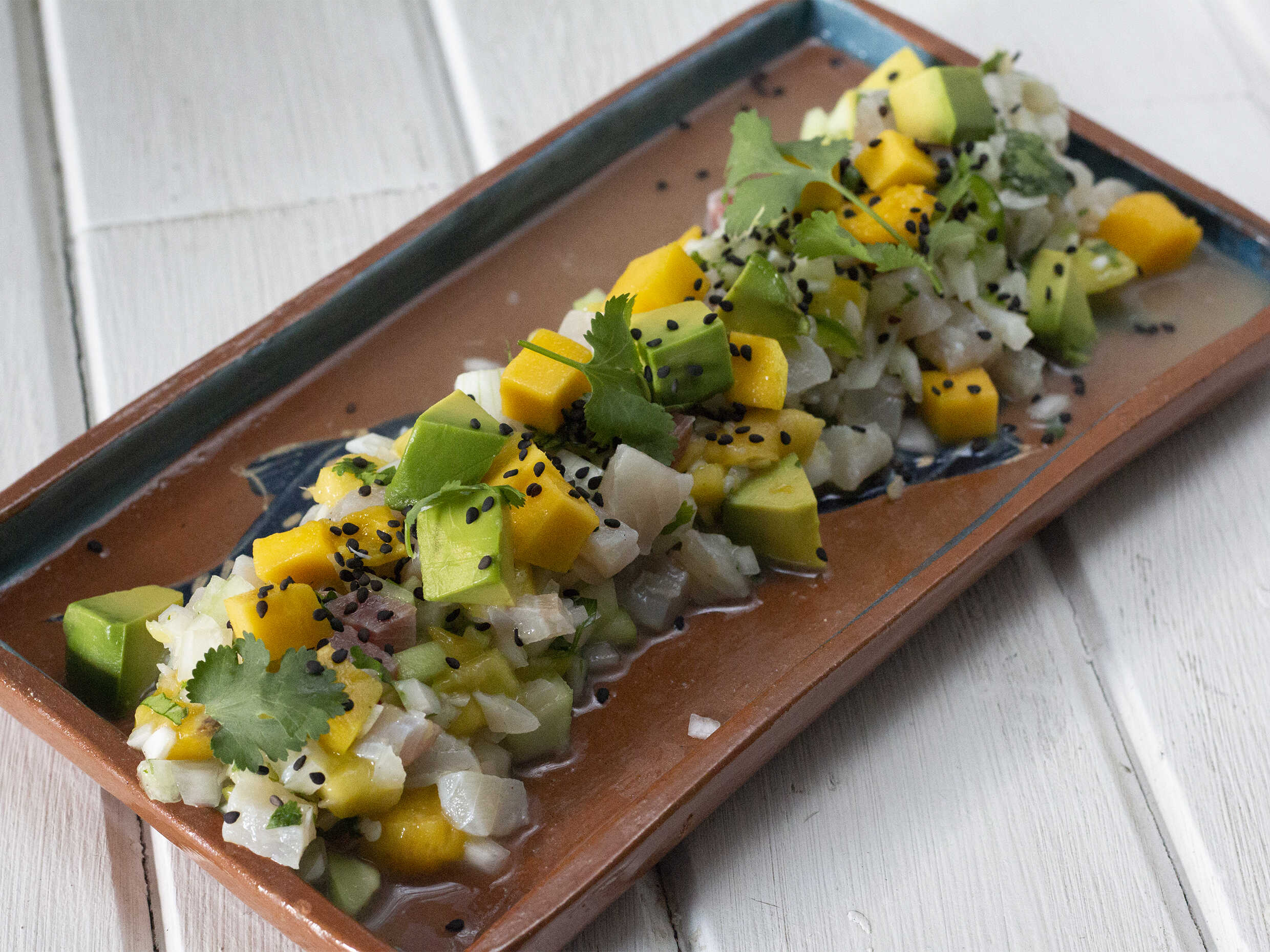 Ceviche Agridulce Mediano.