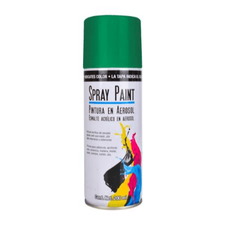 Pintura en Aerosol Color Verde 200 ml