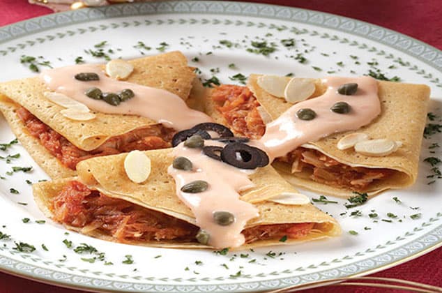 Crepa de Jamón con Queso
