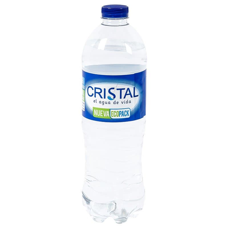 Agua Cristal 600 Ml, con Gas o sin Gas