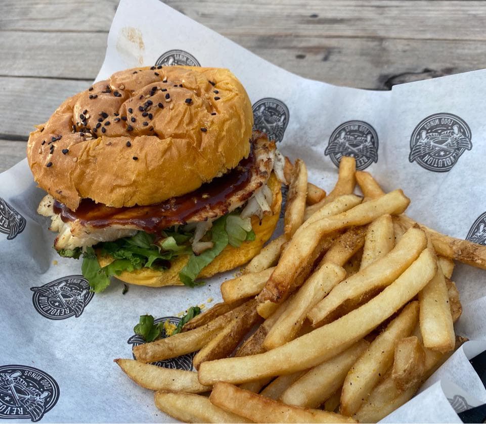 Hamburguesa Hawaii Chicken
