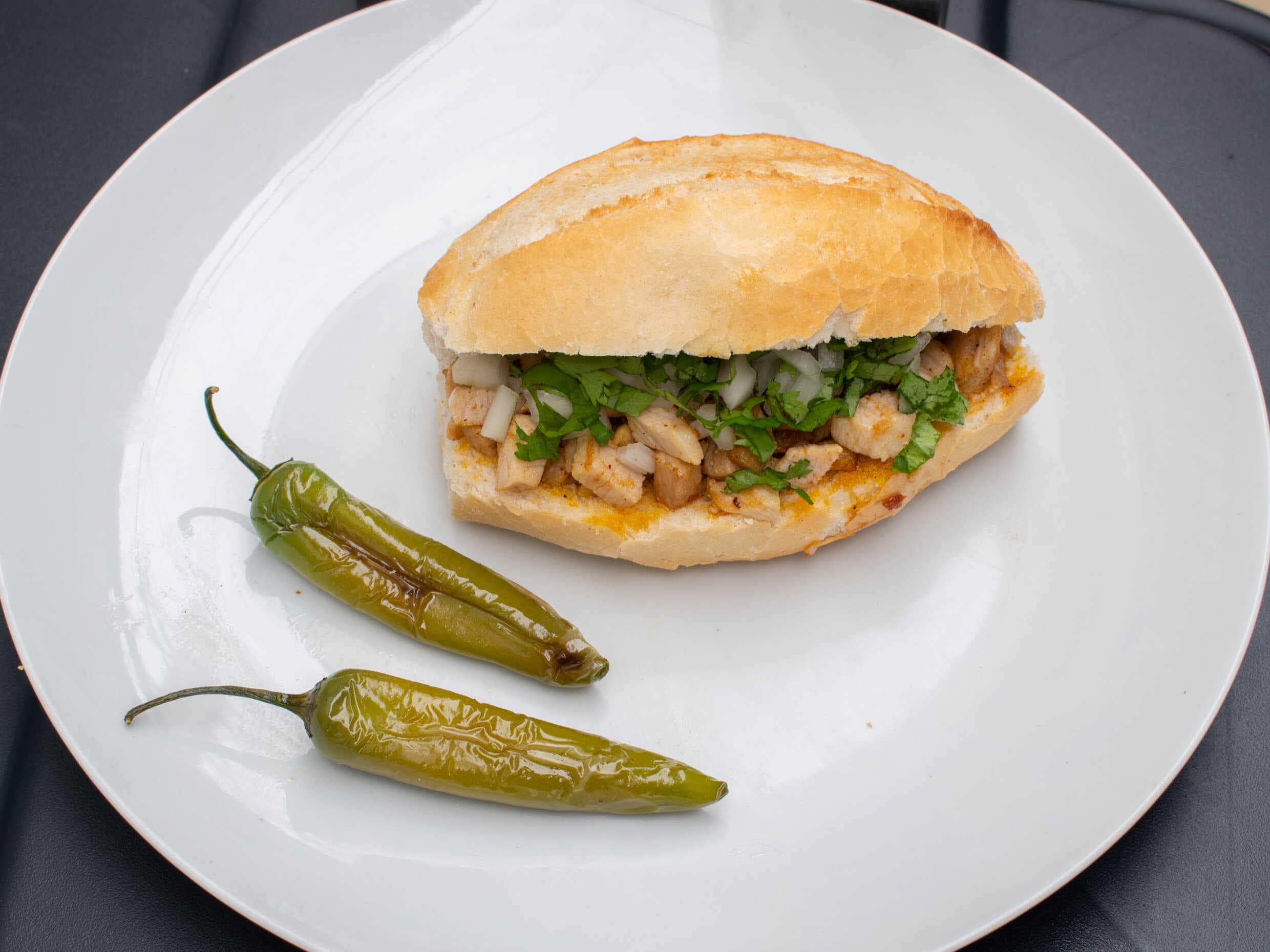 Torta de Bistec con Cebolla y Cilantro
