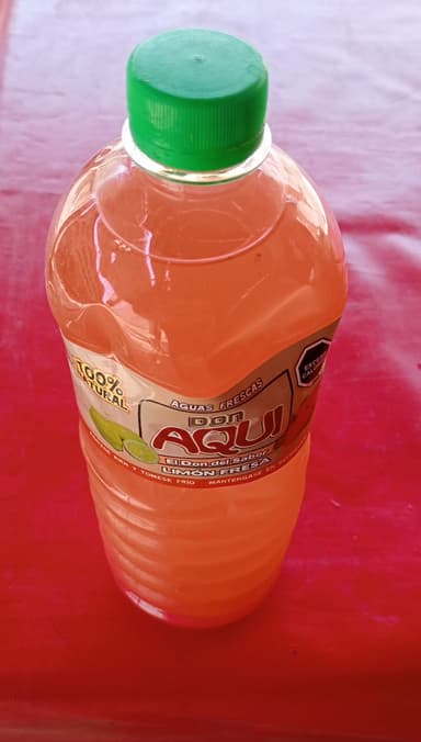 Agua de Fresa Limón 1 Litro