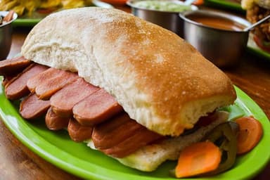 Torta con Salchicha