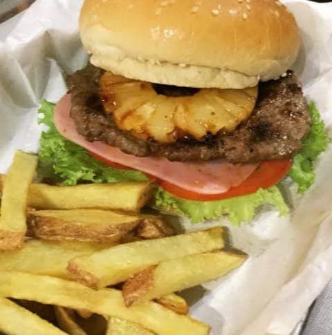 Combo Hamburguesa Hawaiana