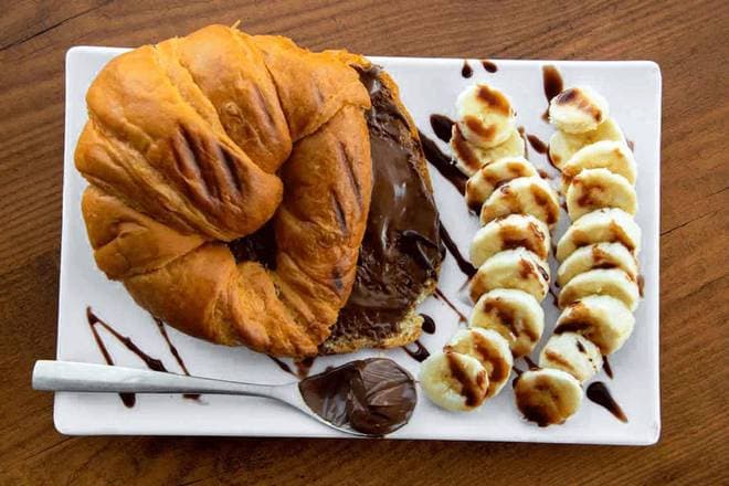 Croissant Nutella y Plátano