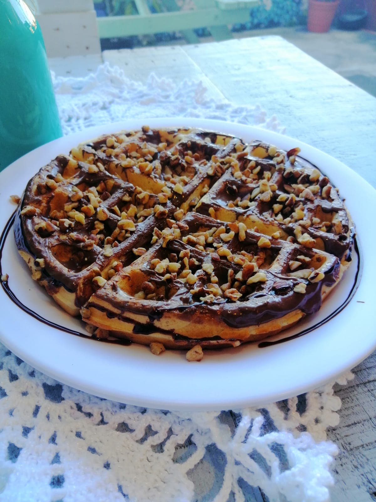 Waffle Lechera / Plátano