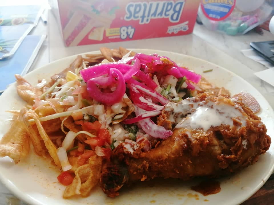 1/2 Pollo + Tortilla de Harina