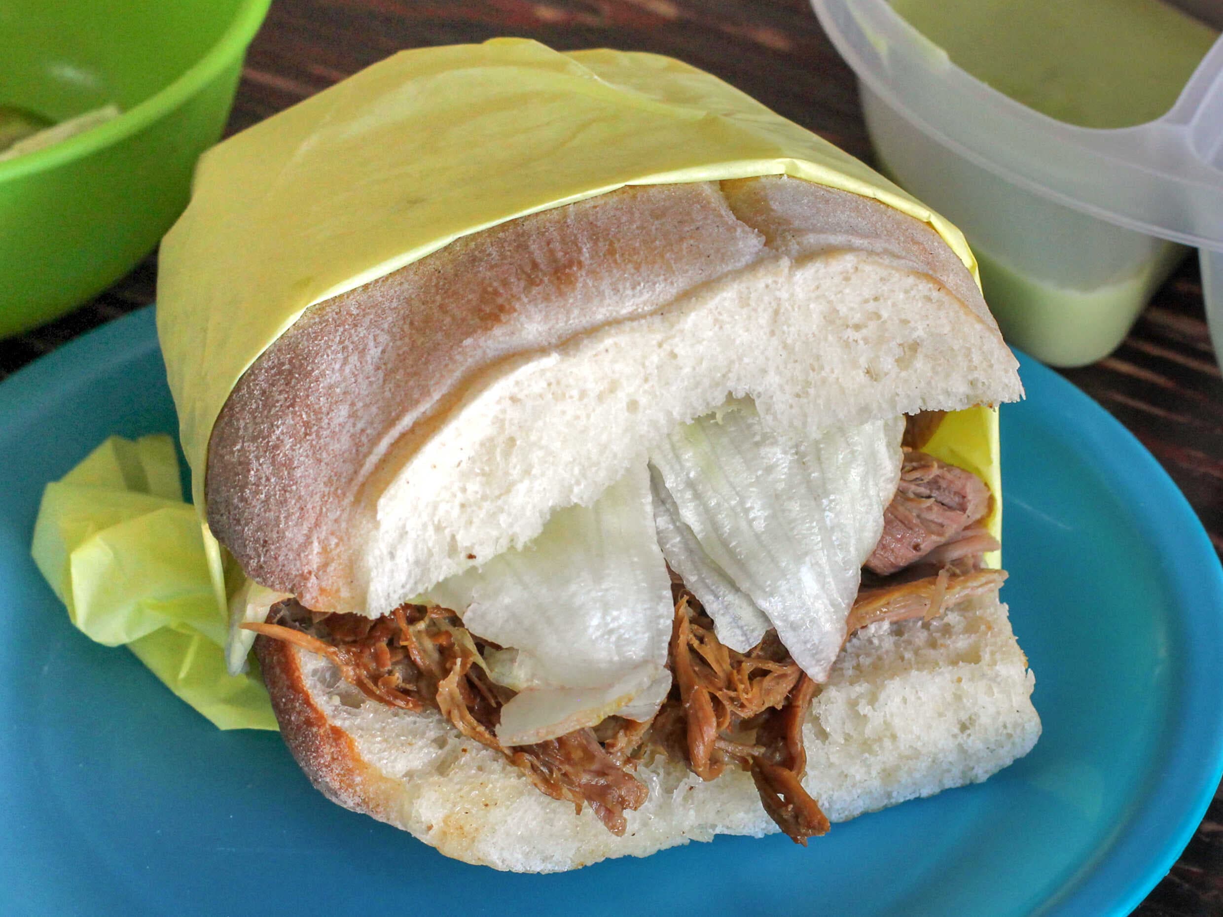 Torta de Carnitas