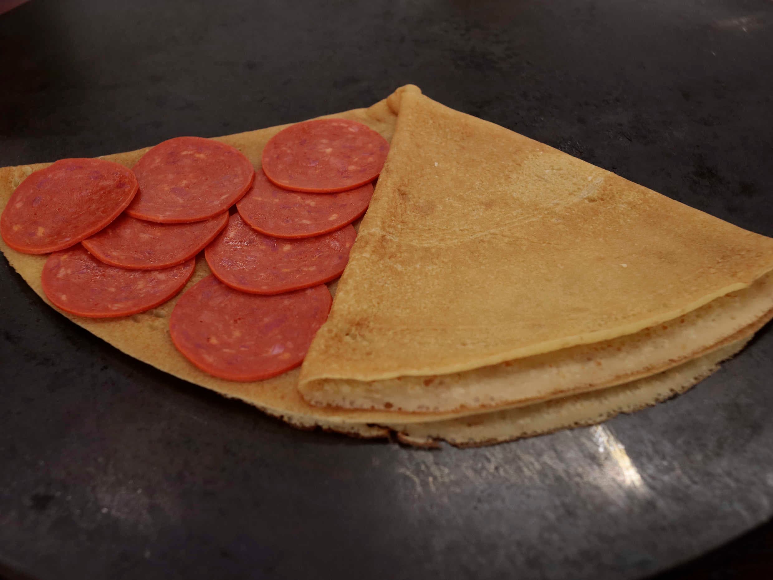 Crepa de peperoni