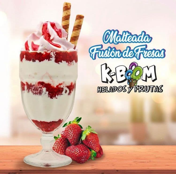 Malteada Fusión de Fresa