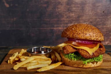 Hamburguesa De Pollo Crispy