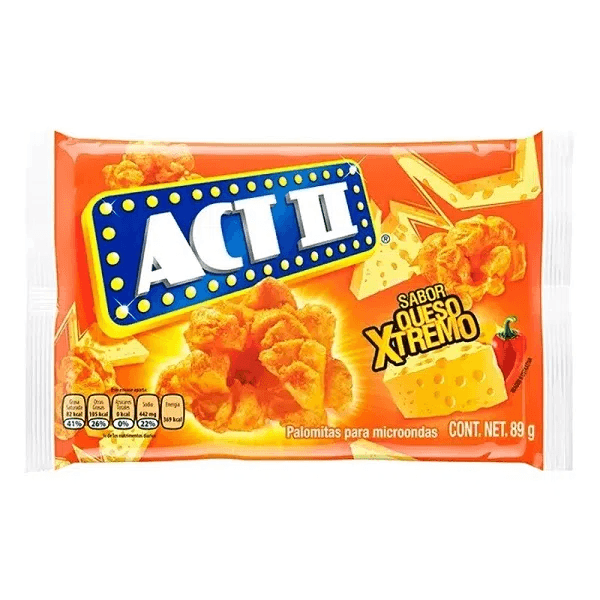 PALOMITAS ACT II SABOR QUESO           .