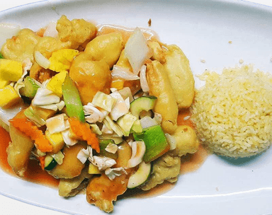 Pollo en Salsa Agridulce