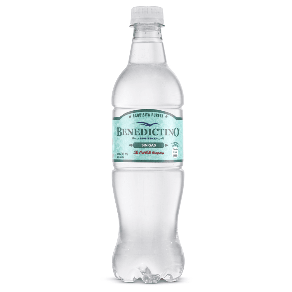 Agua Benedictino sin Gas 600 ml