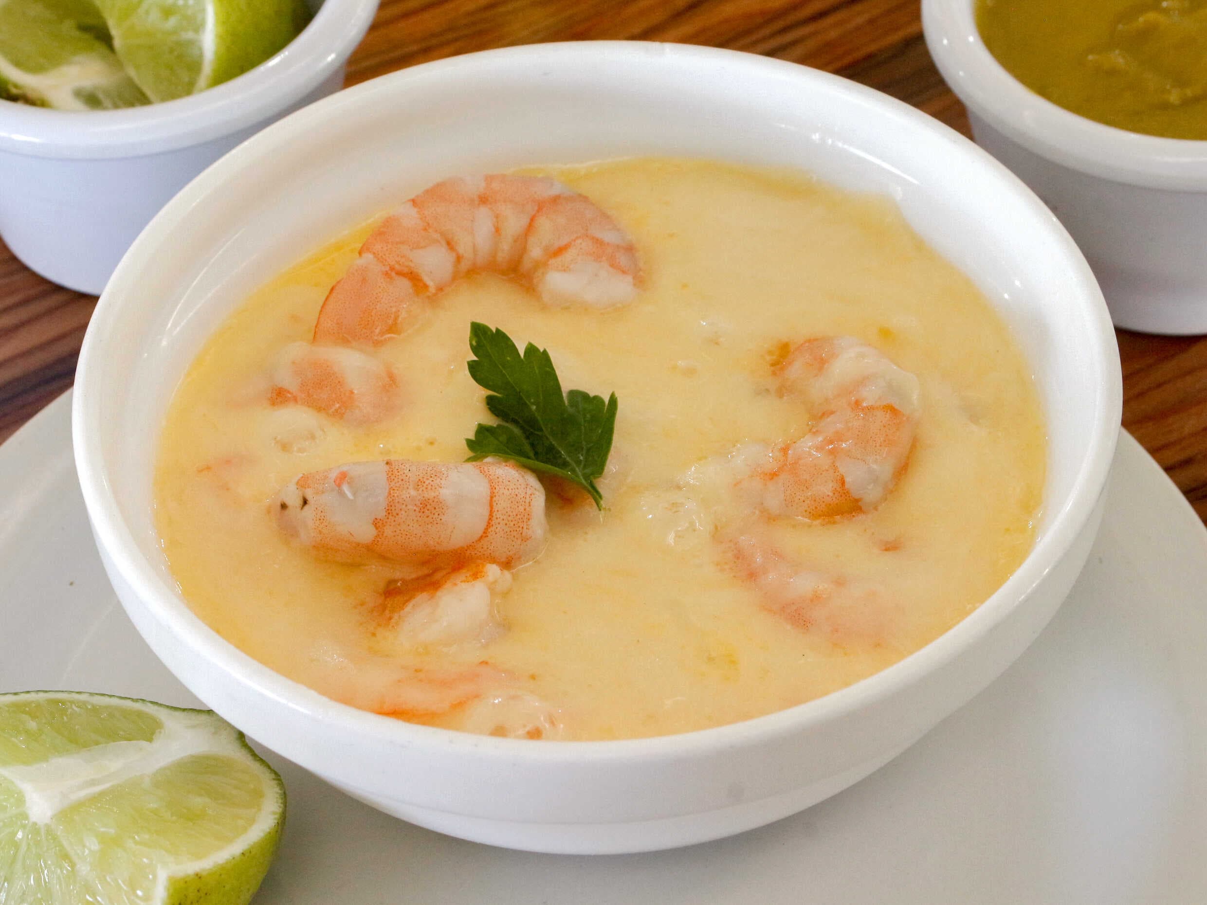 Queso Fundido con Camarón