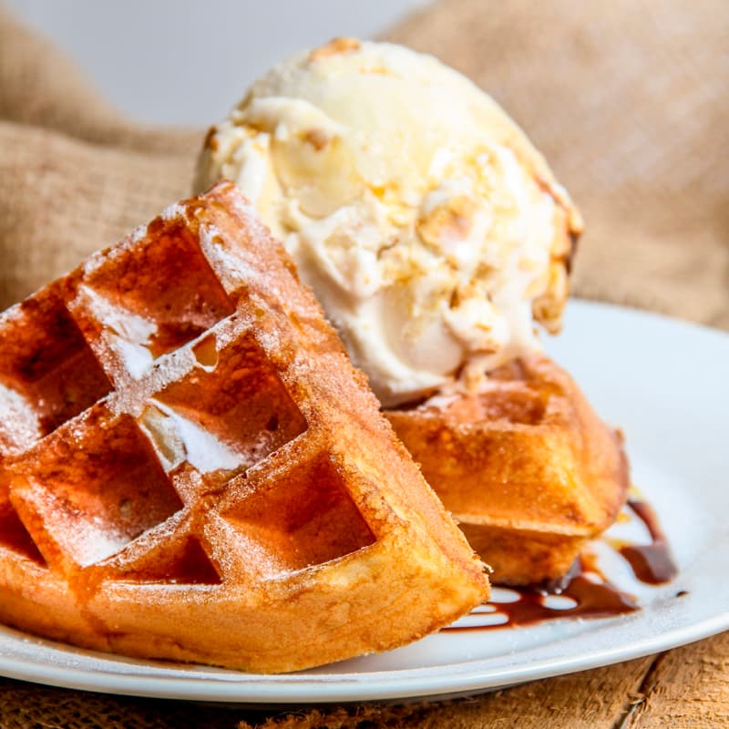 Waffle Helado