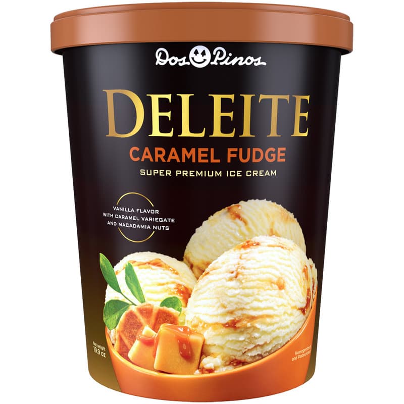 Helado Deleite Dos Pinos Caramelo Fudge 1/4 gl