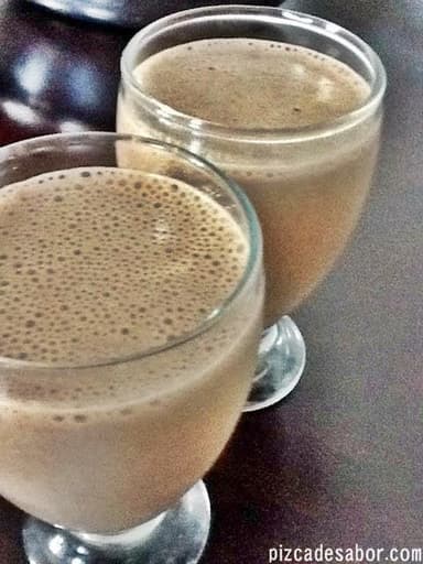 Licuado o Malteada de Chocolate